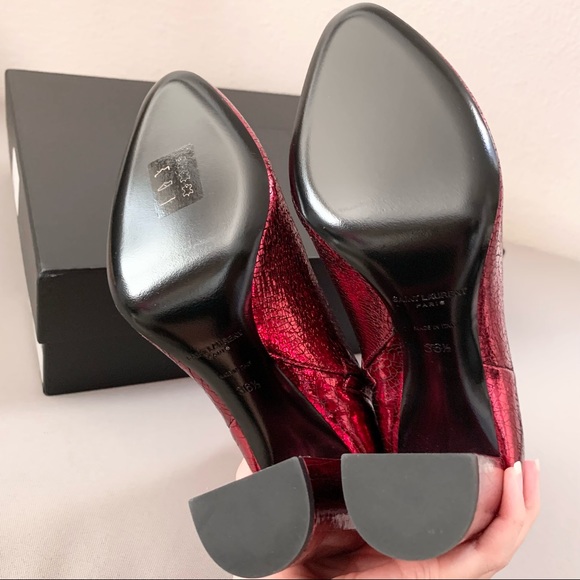 Saint Laurent ruby boots - Picture 4 of 16